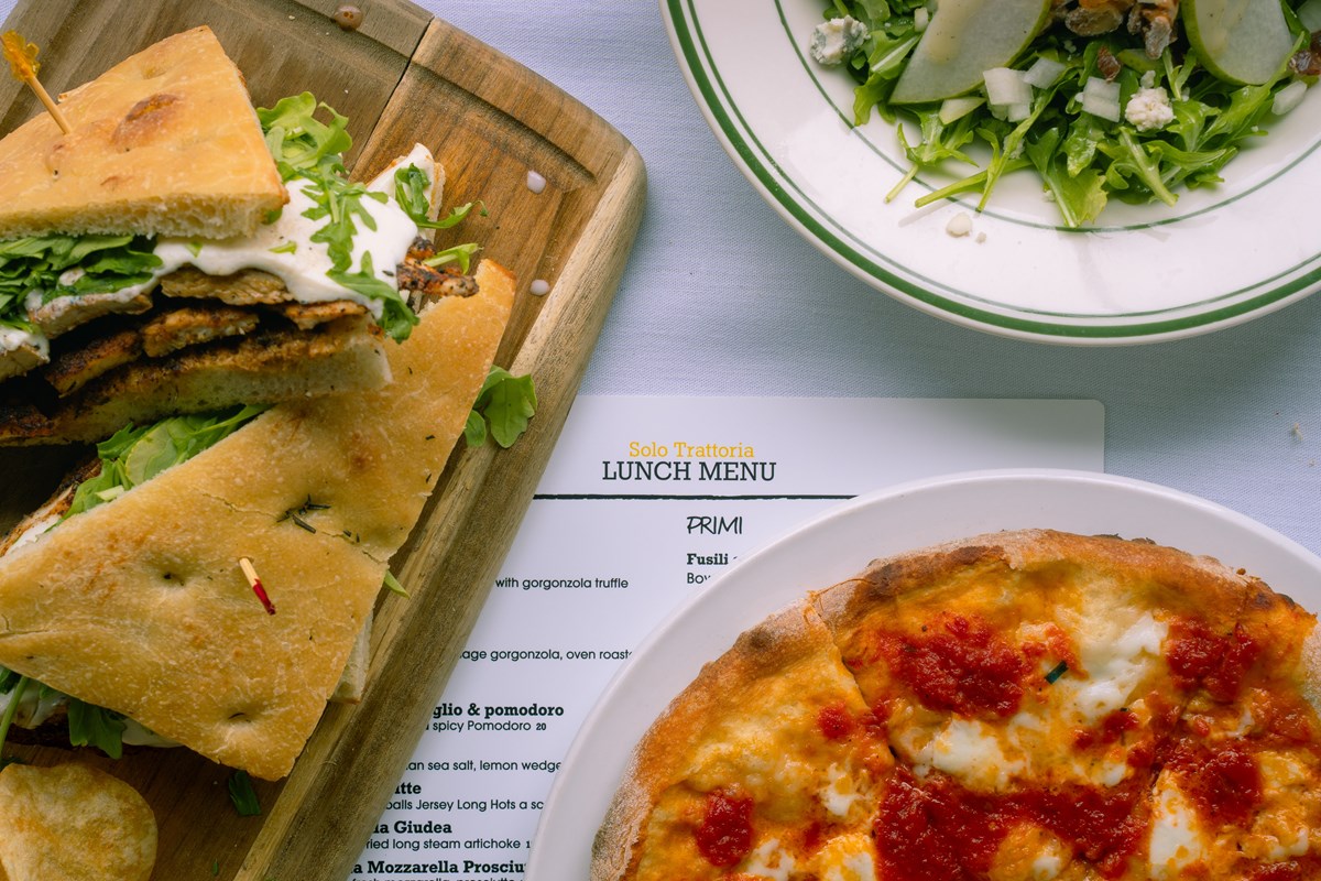 Lunch menu